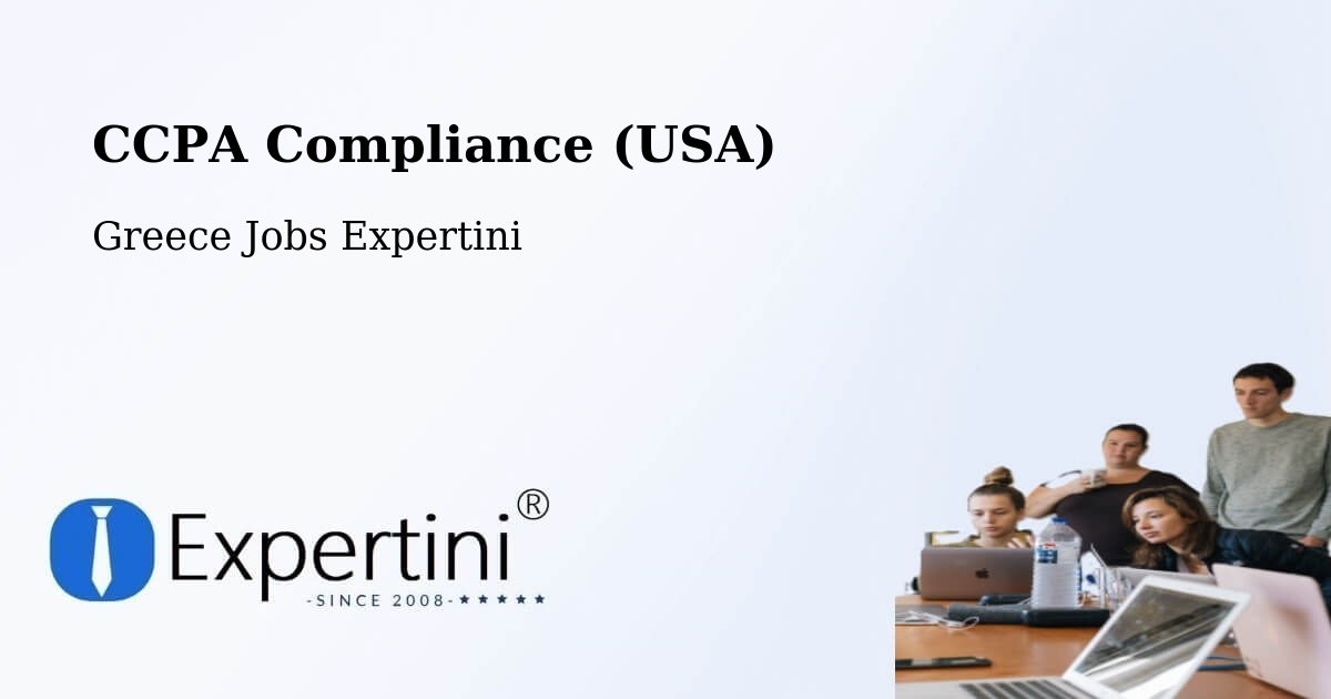 CCPA Privacy Rights & Compliance Notice – Lófos - Greece Jobs Expertini